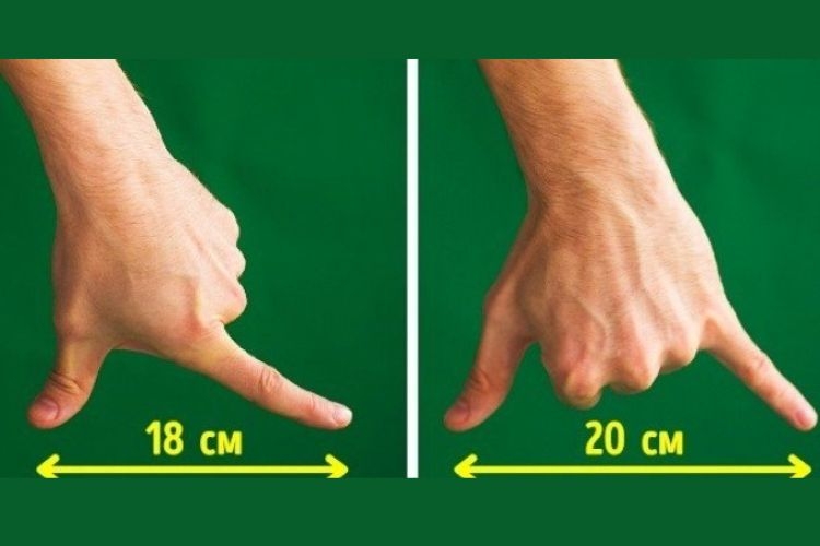 Đo chiều dài bằng tay
