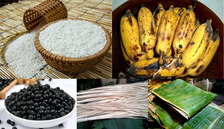 cách làm bánh tét chuối - Ảnh 1