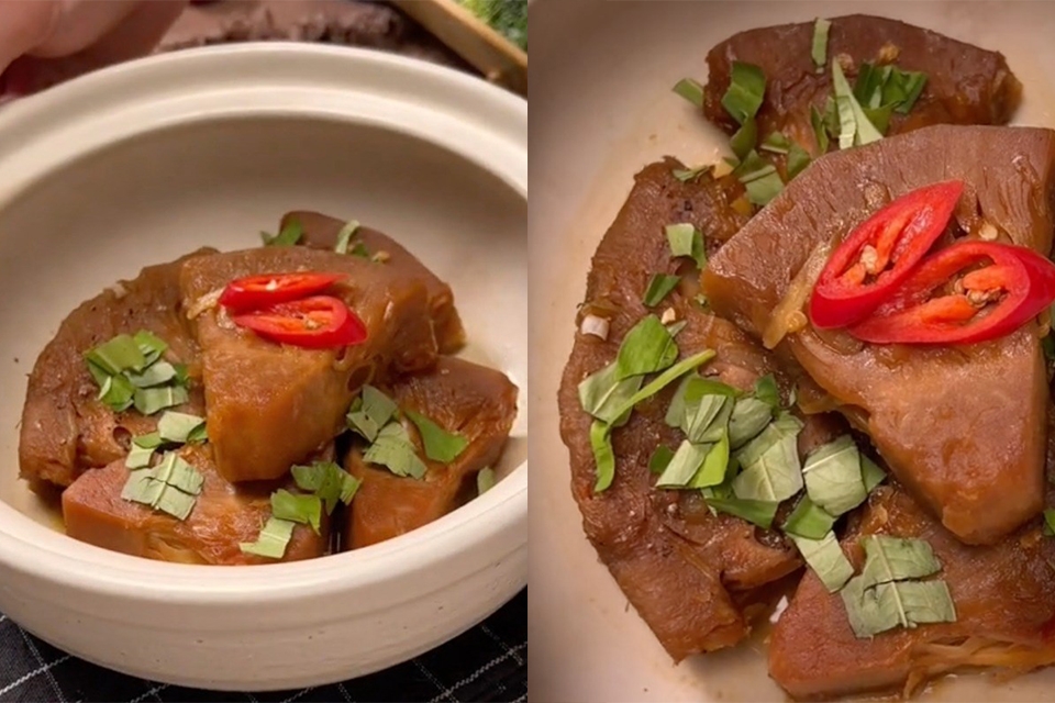 Bước 6: Thành phẩm mít kho nước dừa