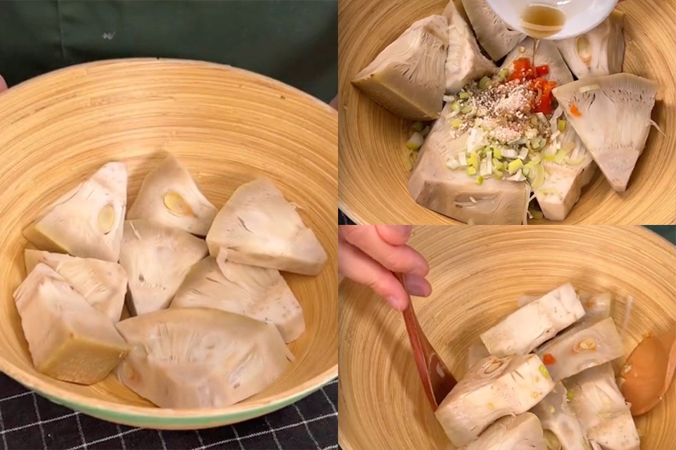 Bước 3: Ướp mít non