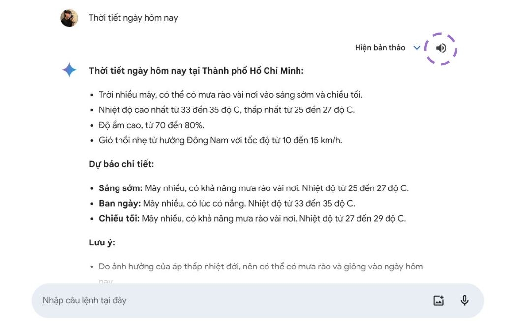 Chuyển văn bản bằng giọng nói