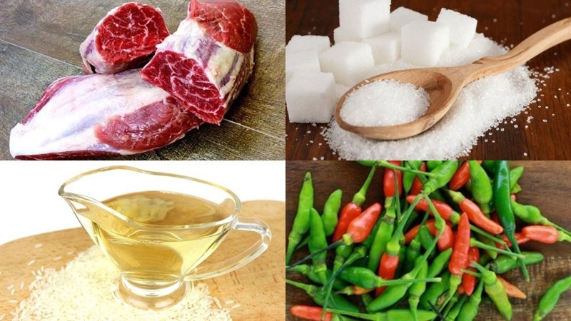 Cách làm bắp bò ngâm chua ngọt hình 1