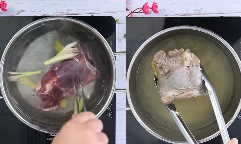 Cách làm bắp bò ngâm chua ngọt hình 3