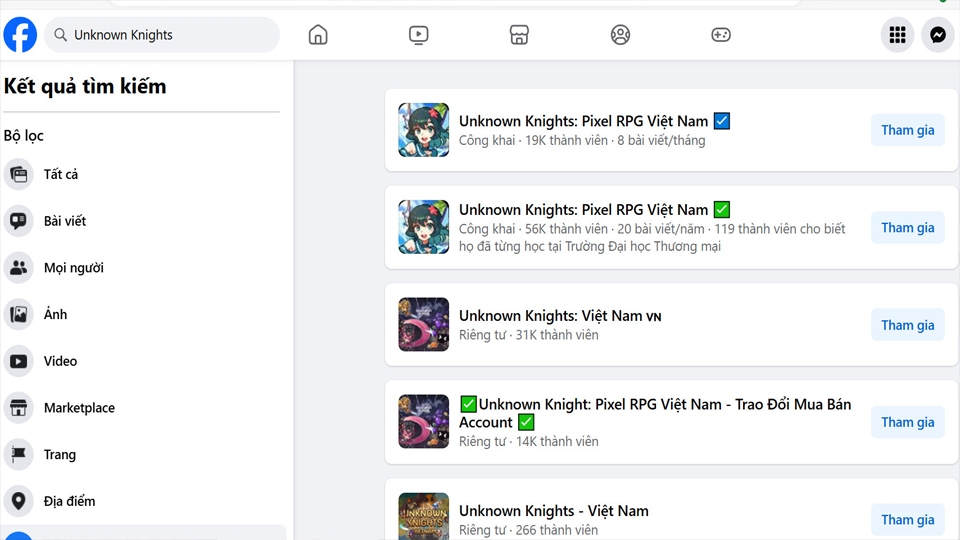 Tham gia các hội nhóm để thu thập những bí quyết chơi thông minh