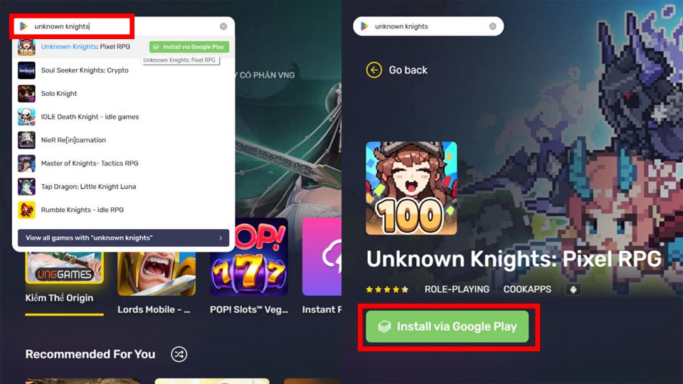 Tải Unknown Knights xuống