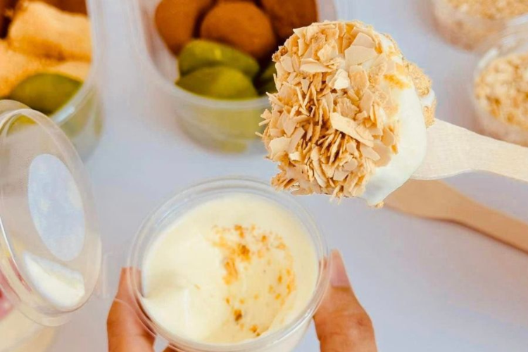 Hướng dẫn cách làm bánh mochi chấm kem sữa thơm ngon