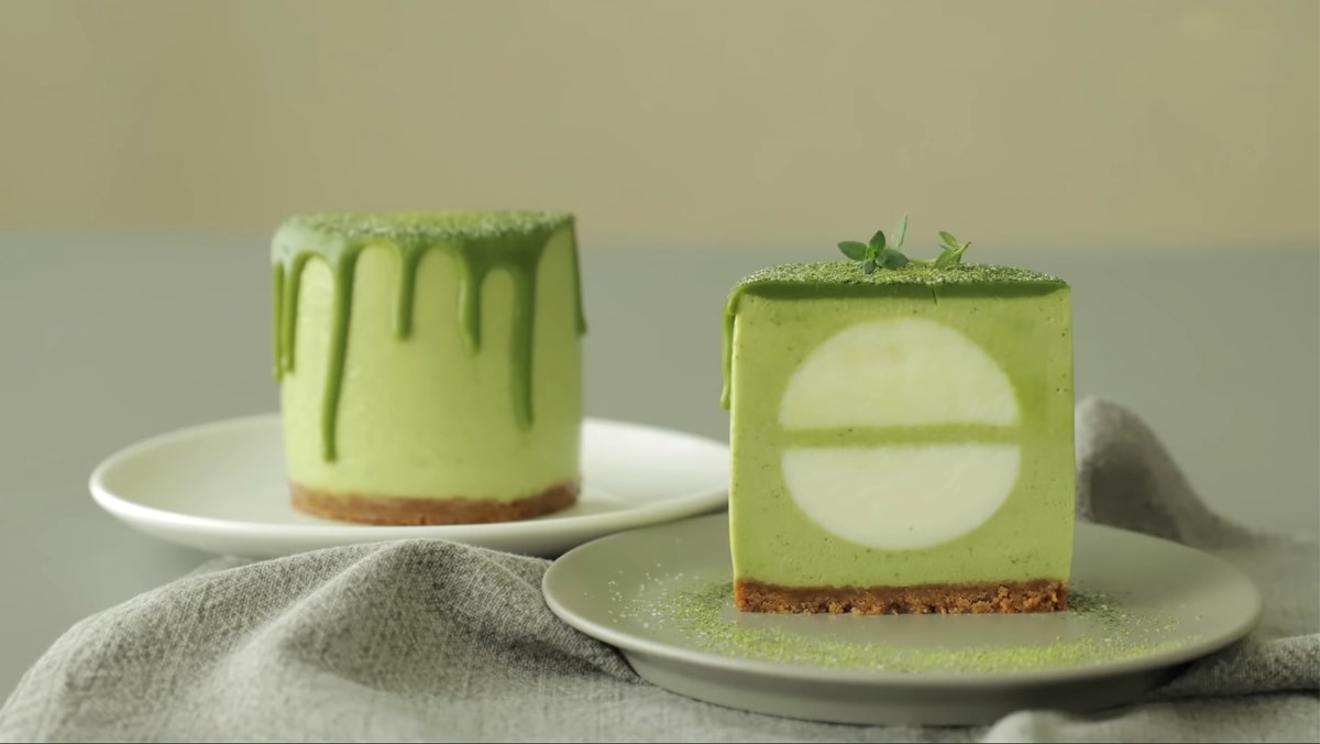 cách làm bánh mousse trà xanh (ảnh 21)