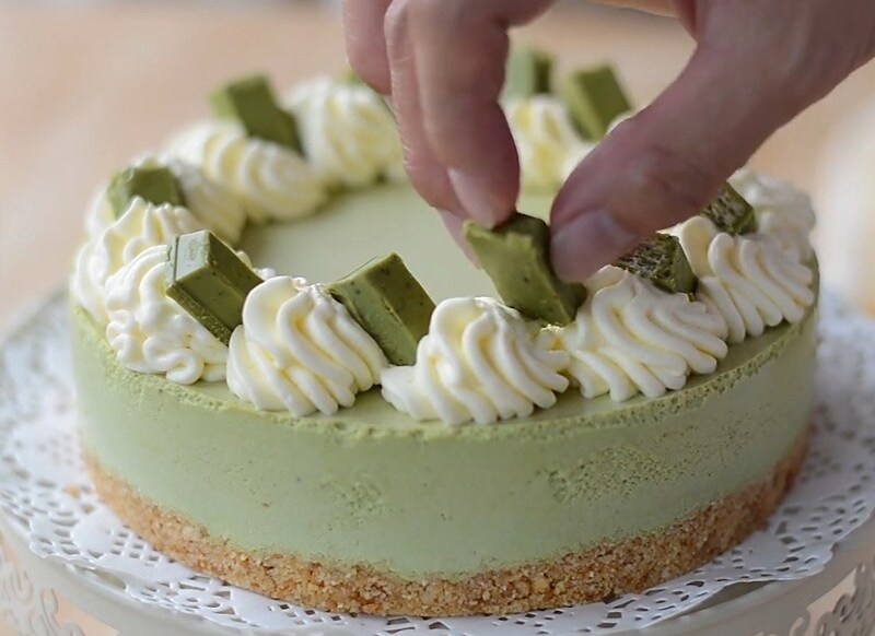 cách làm bánh mousse trà xanh (ảnh 30)