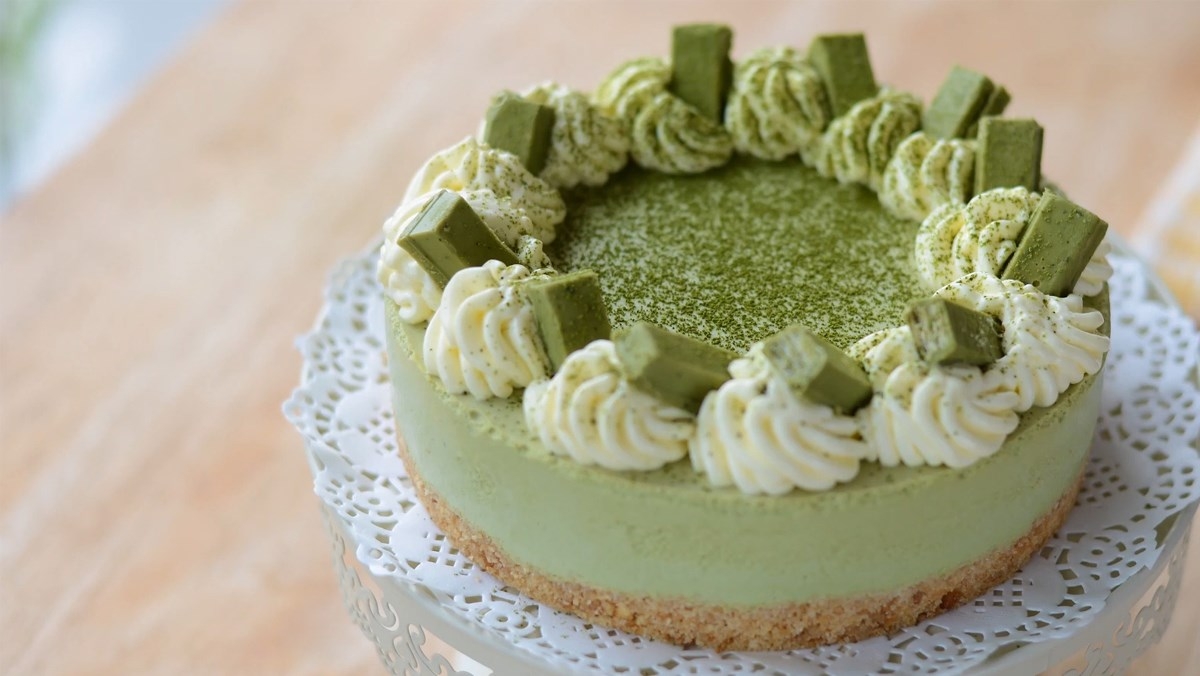 cách làm bánh mousse trà xanh (ảnh 31)
