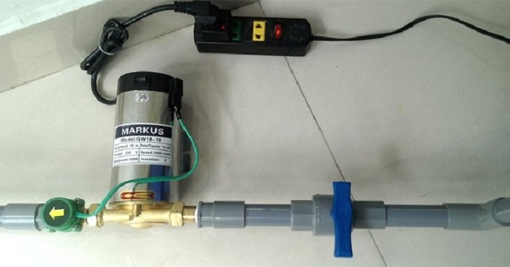 cách tăng áp lực nước cho máy giặt 3