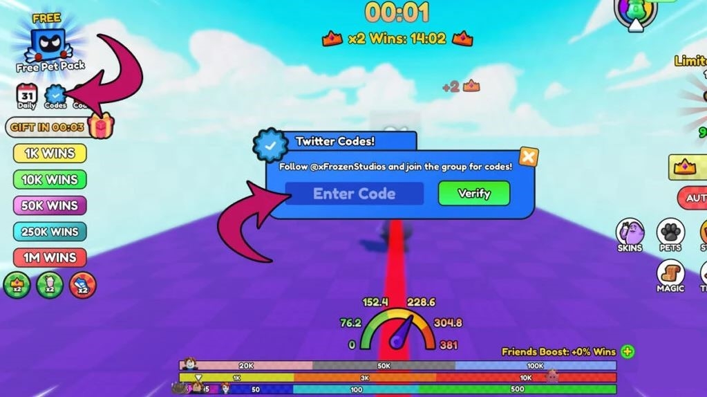 code Grimace Race - hình 4