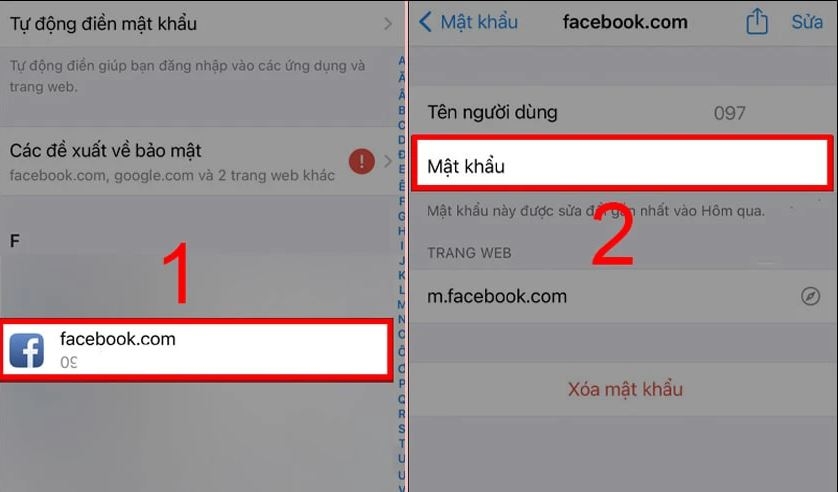 cách xem mật khẩu Facebook trên iPhone - hình 4