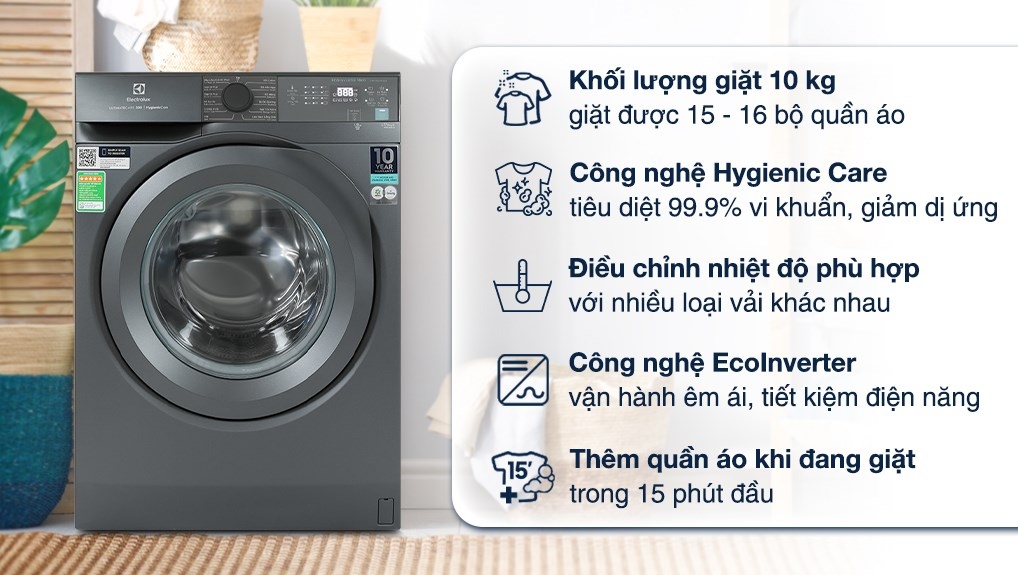 máy giặt Electrolux EWF1024M3SB (ảnh 1)