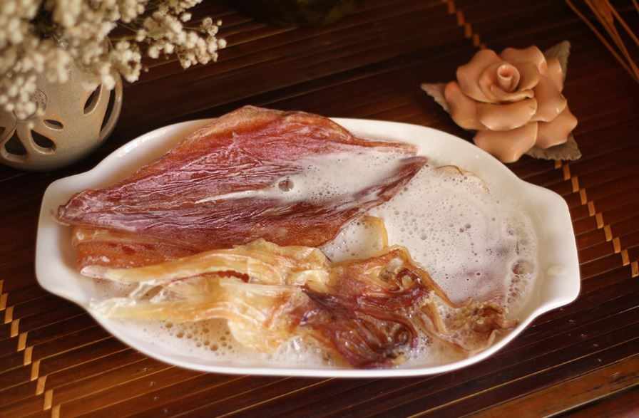 cách nướng mực khô 05