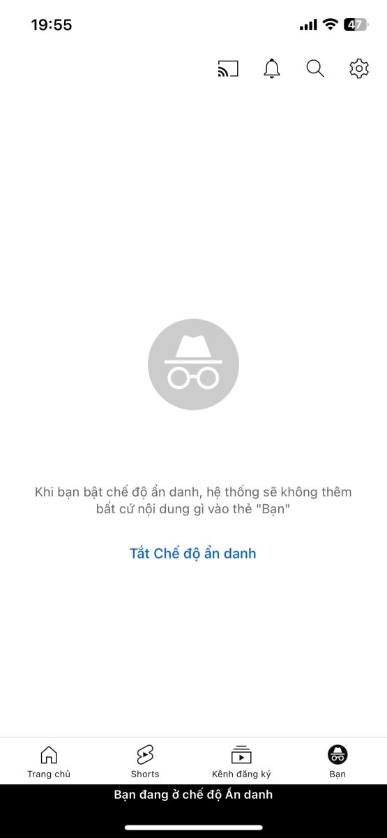 cách tắt chế độ an danh trên điện thoại 7