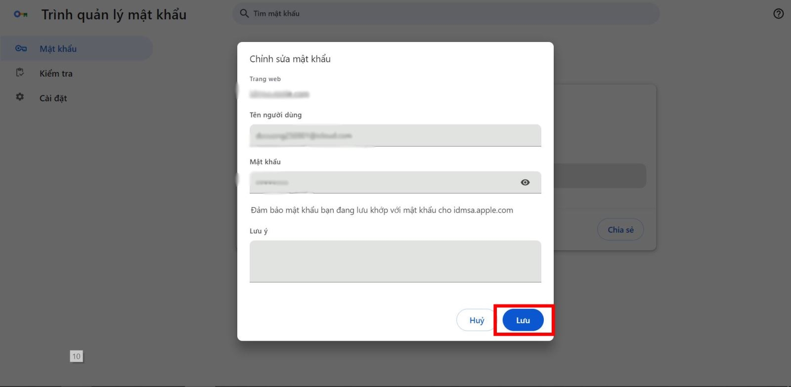 cách xem mật khẩu google trên điện thoại 12