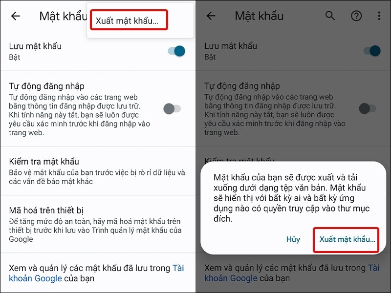 cách xem mật khẩu google trên điện thoại 14