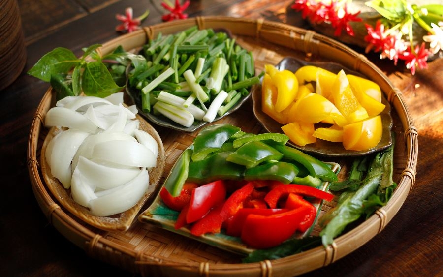 Cách xào mực với ớt chuông 4