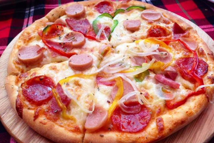 cách làm bánh pizza có sẵn đế 1
