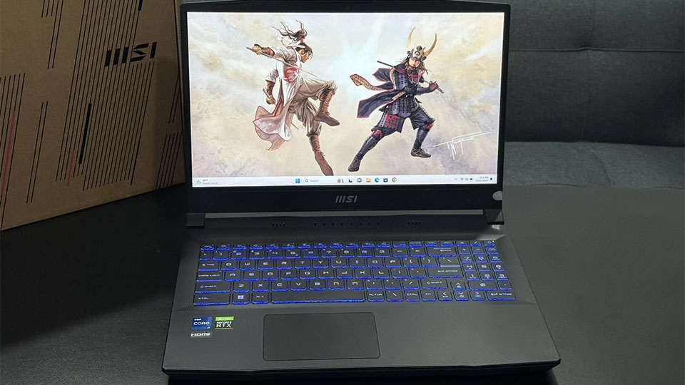 MSI Gaming Alpha 15 B5EEK sở hữu màn hình có độ phân giải cao