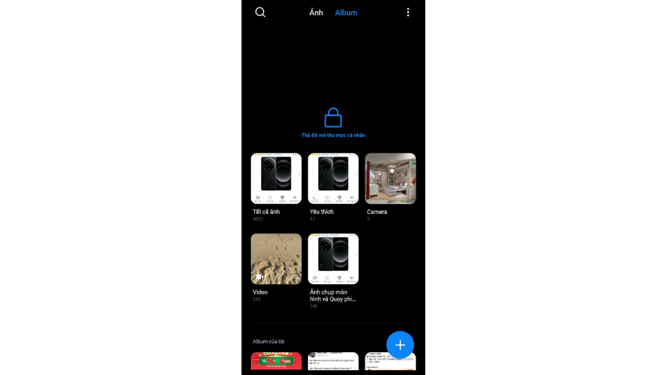 Thư mục cá nhân của Xiaomi