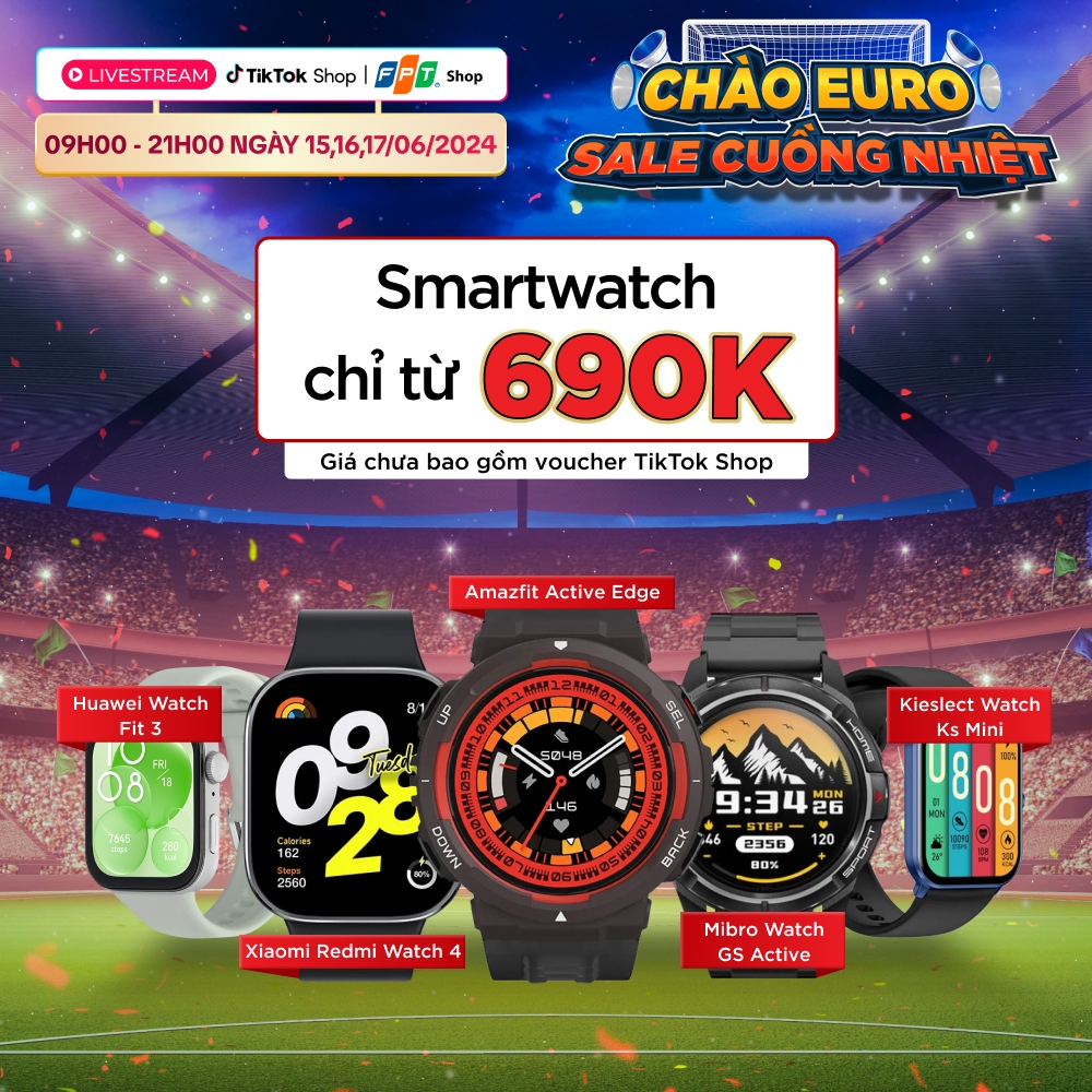 Đồng hồ thông minh chỉ còn từ 690 nghìn đồng