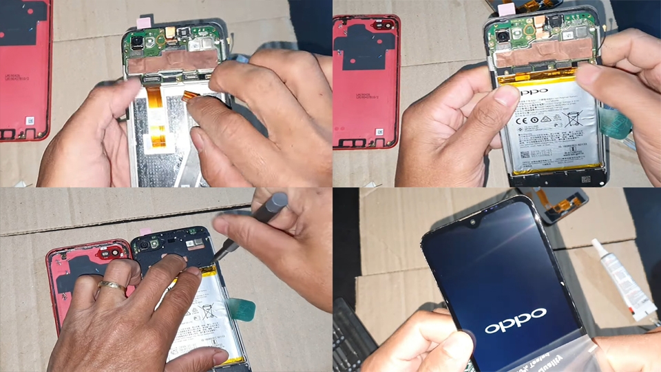 Hoàn tất quá trình thay màn hình