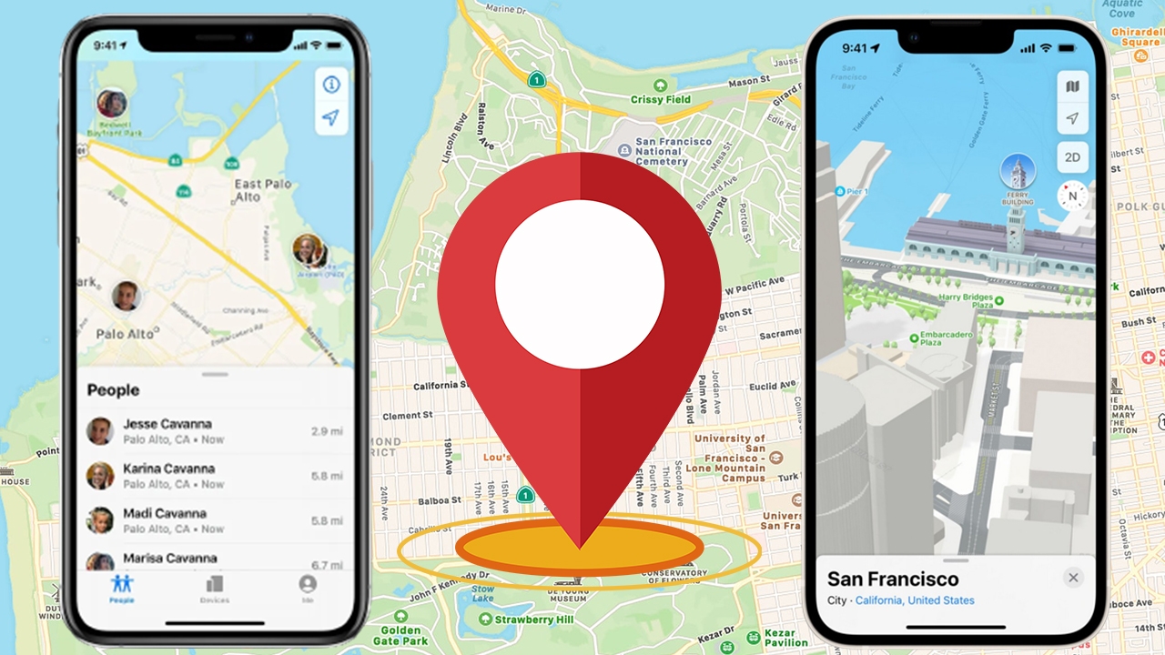 xác định vị trí hiện tại trên iPhone - hình 1