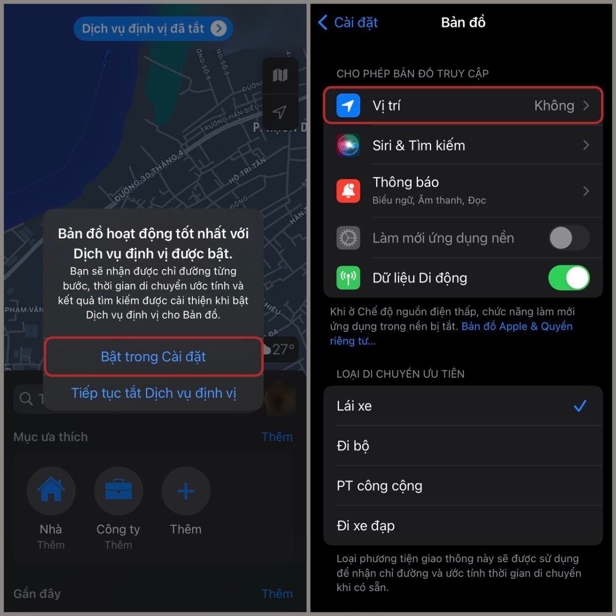 xác định vị trí hiện tại trên iPhone - hình 3