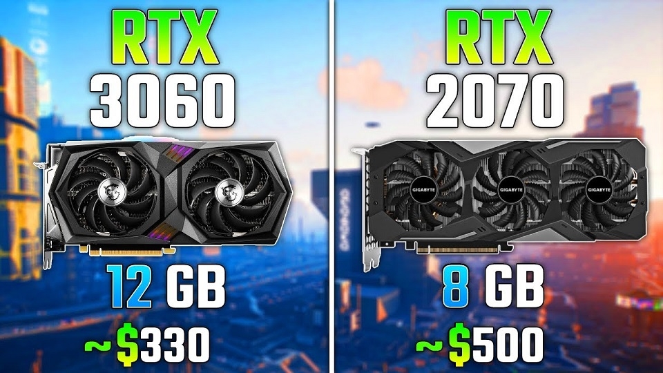 So kè hiệu năng RTX 2070 vs RTX 3060: Card nào mạnh mẽ hơn?