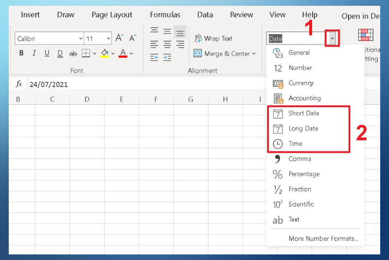 các kiểu dữ liệu thông dụng của excel là (ảnh 3)