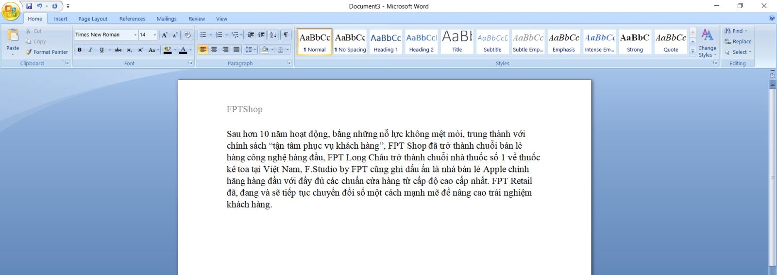 header and footer trong word 5