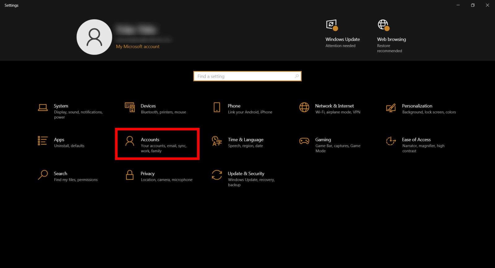 tắt mật khẩu win 10 6