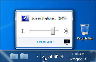 Tăng độ sáng màn hình máy tính Win 7 - hình 8