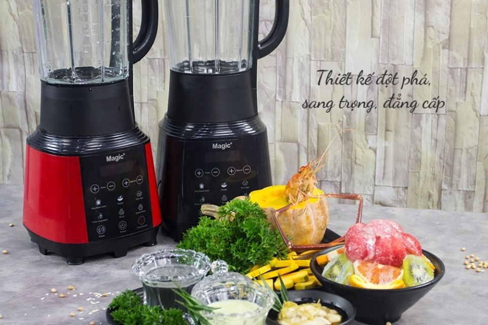 máy làm sữa hạt của Magic sở hữu thiết kế hiện đại, sang trọng