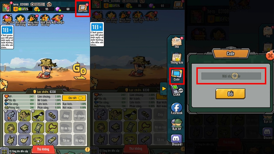 Cách nhập code Đặc Vụ Côn Trùng