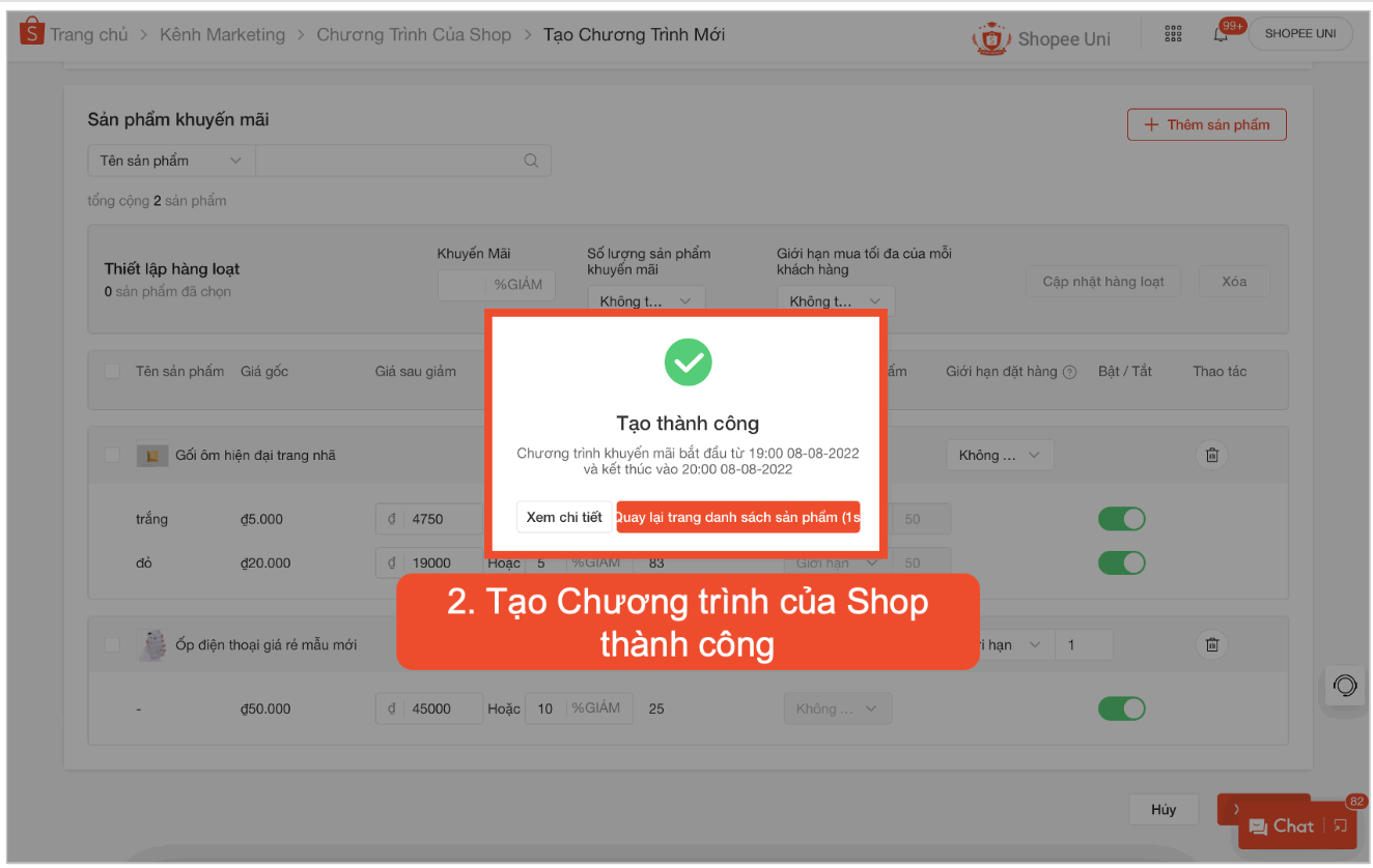 Cách giảm giá sản phẩm trên Shopee (ảnh 10)