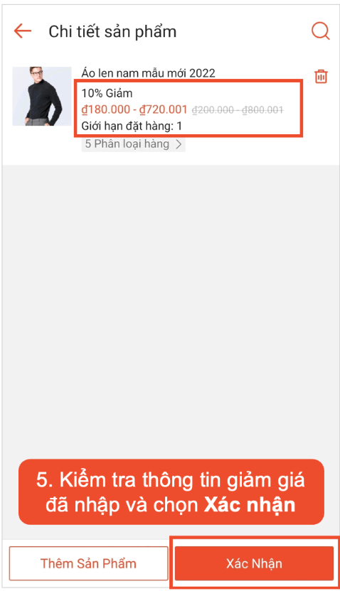 Cách giảm giá sản phẩm trên Shopee (ảnh 17)