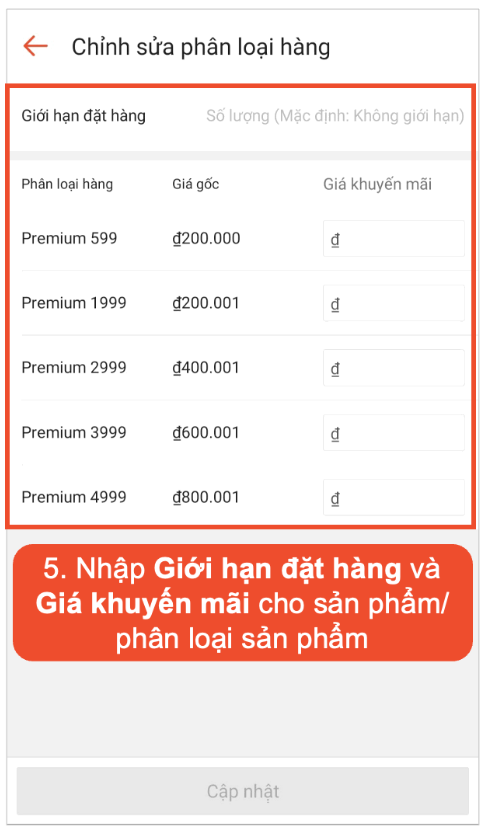 Cách giảm giá sản phẩm trên Shopee (ảnh 20)