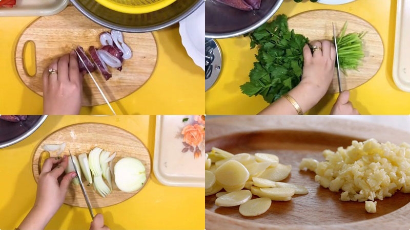 Cách xào mực với cần tây hình 1