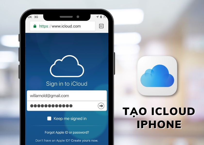 tạo iCloud trên iPhone - hình 1