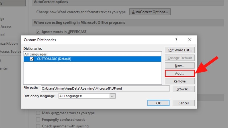 kiểm tra chính tả tiếng Việt trong Word - hình 13