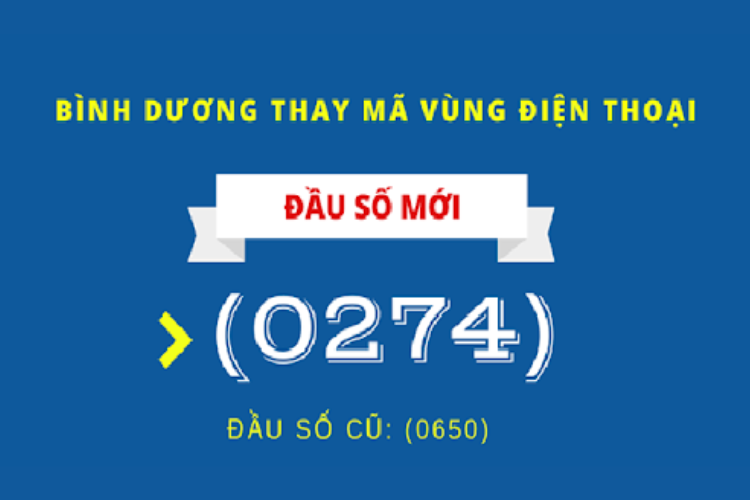 Mã vùng Bình Dương