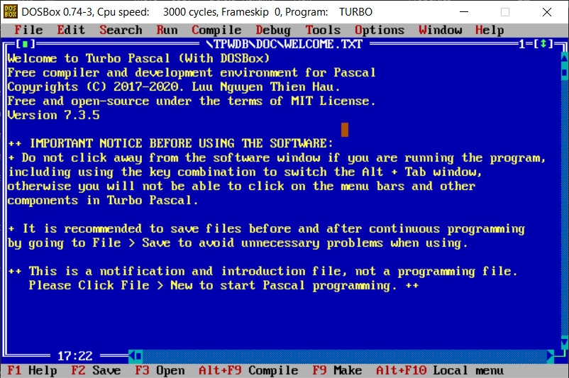turbo pascal 13