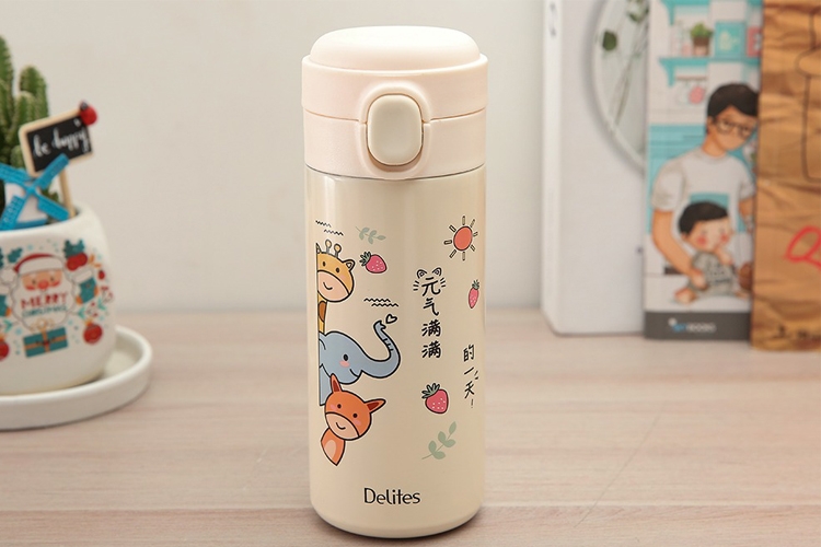 Bình giữ nhiệt có nút ấn (ảnh 1)