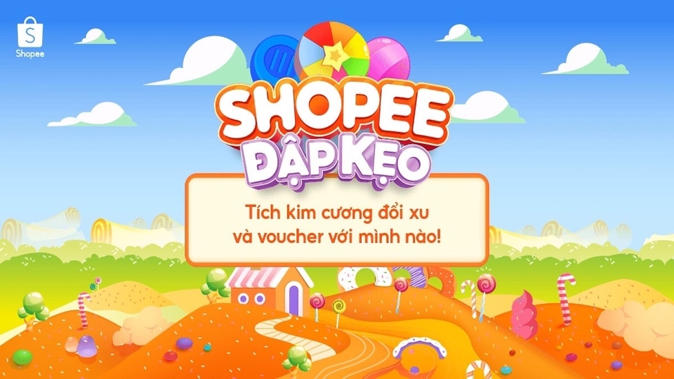 Game đập kẹo trên Shopee.