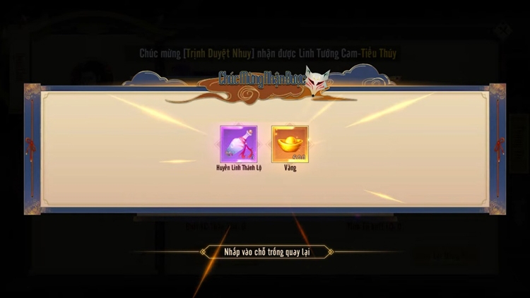 Cách kiểm tra quà tặng của code Mộng Liêu Trai