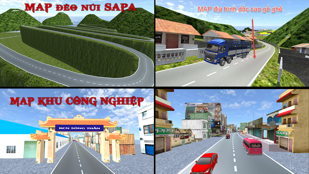 Bản đồ của Truck Simulator Vietnam