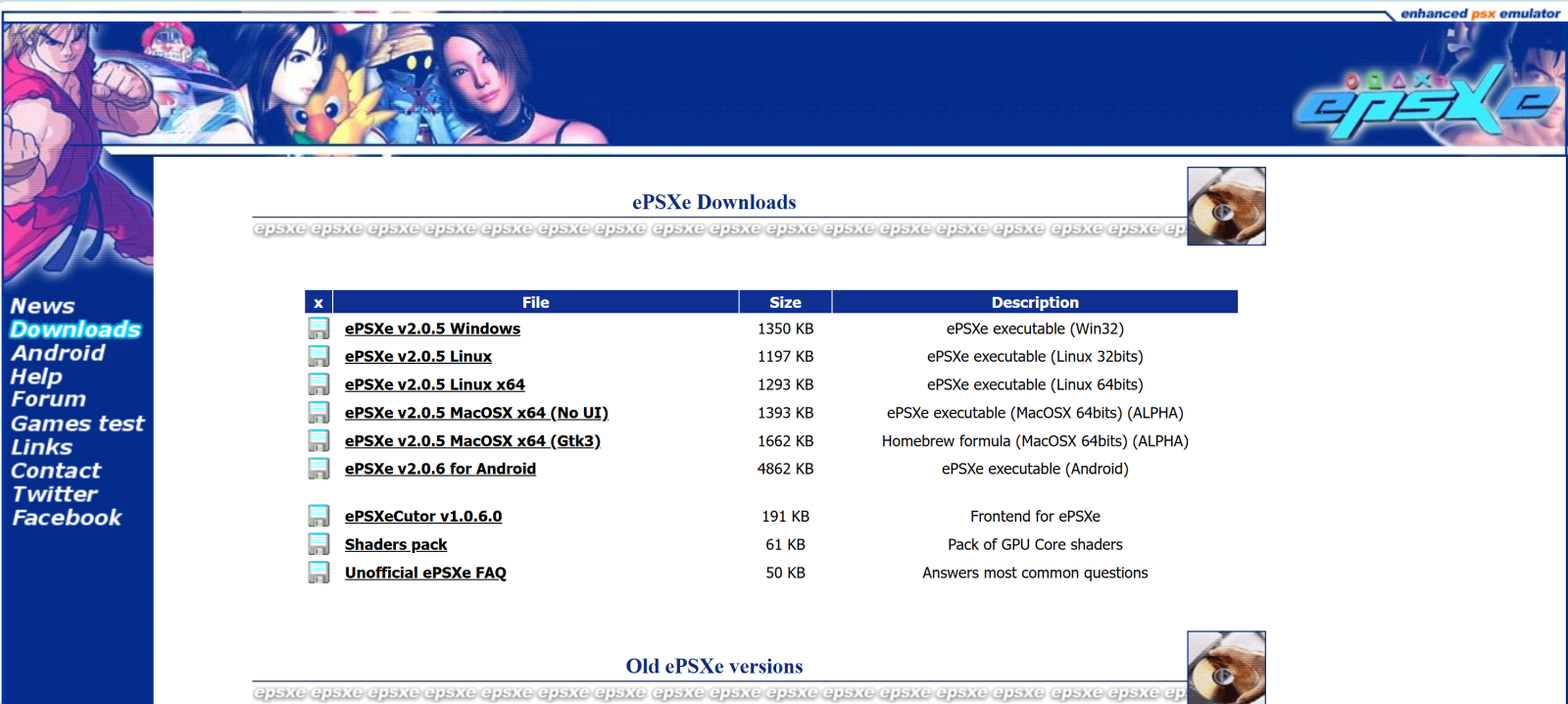 Tải ePSXe tại website