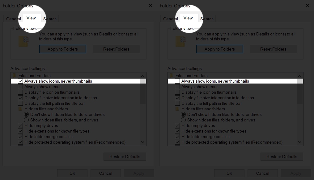 Sửa lỗi Windows 10 không hiện ảnh video thu nhỏ thumbnail 02